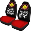 (Sivage) Wallis and Futuna Car Seat Covers Couple Valentine Nothing Make Sense (Set of Two) | rugbylife