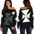 Wallis and Futuna Women's Off Shoulder Sweater | Clothing | Apparel | rugbylife
