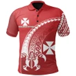 Wallis and Futuna Polo Shirt Turtle - Wave Polynesian Style