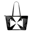 Wallis and Futuna Leather Tote Bag (Small Size) | High Quality | rugbylife