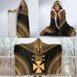 Wallis And Futuna Polynesian Chief Hooded Blanket - Gold Version - Bn10