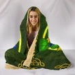 Wallis Ireland Hooded Blanket Celtic Shamrock | Over 1400 Crests | Clothing | Apparel