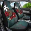 Wallis And Futuna Car Seat Covers - Blue Turtle Tribal A24
