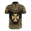 Wallis and Futuna Polo Shirt - Polynesian Chief Gold Version - BN10