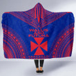 Wallis And Futuna Flag Polynesian Chief Hooded Blanket - Bn10