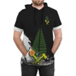 (Alo) Wallis and Futuna Special Hooded T-Shirt | Hooded Short Sleeve T-Shirts