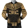Wallis And Futuna Polynesian Chief Men's Bomber Jacket - Gold Version