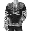 Wallis And Futuna Women's Sweater - Polynesian Chief Black Version - Bn10