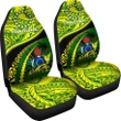 Cook Islands Car Seat Covers Polynesian Tattoo K4
