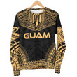 Guam Men's Sweater - Polynesian Chief Gold Version - Bn10