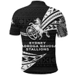 Fiji Rugby Polo Shirt Sydney Nadroga Navosa Stallions Unique Version - Black K8