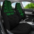 Fiji Tapa Custom Personalised Car Seat Covers Green - Bn11