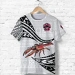 (Custom Personalised) Rewa Rugby Union Fiji T Shirt Unique Version - White, Custom Text And Number K8