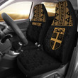 Fiji Tapa Custom Personalised Car Seat Covers Gold