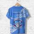 (Custom Personalised) ‘Apifo’ou College T Shirt Tonga Unique Version - Blue, Custom Text and Number K8