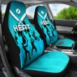 Brisbane Heat Car Seat Covers Fire Style K4