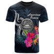 American Samoa Polynesian T-shirt - Tropical Flower