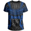 Tonga T-Shirt - Kingdom Of Tonga Tee Black Blue J0