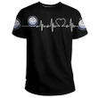 Marshall Islands T-Shirt Heartbeat (Women's/Men's) A7