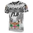 Fiji T-Shirt, Fijian Tapa Coconut Tree All Over Print TH5