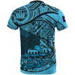 American Samoa Bleu Clair T-Shirts A02
