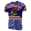 (Custom Personalised)American Samoa Rugby Polynesian Patterns T-Shirt