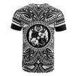 Tonga All T-Shirt - Tonga Coat Of Arms Polynesian White Black Bn10