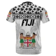 Fiji T-Shirt Tapa Pattern - Rugby Style TH6