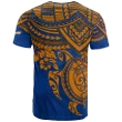 Marshall Islands Polynesian T-Shirt - Blue Turtle