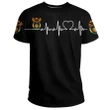 South Africa T-Shirt Heartbeat (Women's/Men's) A7