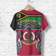 Vanuatu - Tuskers T-Shirt Rugby Style - Sand Drawing