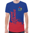 Cook islands T-shirt - Smudge Style - BN1510 - 1st New Zealand