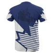 Canada Maple Leaf T-Shirt Sport Line Blue J7
