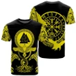 Viking Slain Warriors T-Shirt Yellow J1