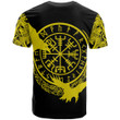 Viking Slain Warriors T-Shirt Yellow J1