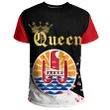 French Polynesia T-Shirt Queen - Valentine Couple A7