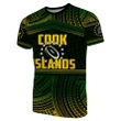 Cook Islands Rugby Polynesian Patterns T-Shirt TH4