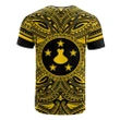 Austral Islands All T-Shirt - Austral Islands Coat Of Arms Polynesian Gold Black Bn10