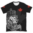 Canada T-Shirt - Lion With Crown (Women'S/Men'S) A7