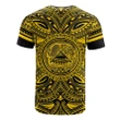 American Samoa All T-Shirt - American Samoa Coat Of Arms Polynesian Gold Black Bn10
