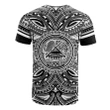 American Samoa All T-Shirt - American Samoa Coat Of Arms Polynesian White Black Bn10