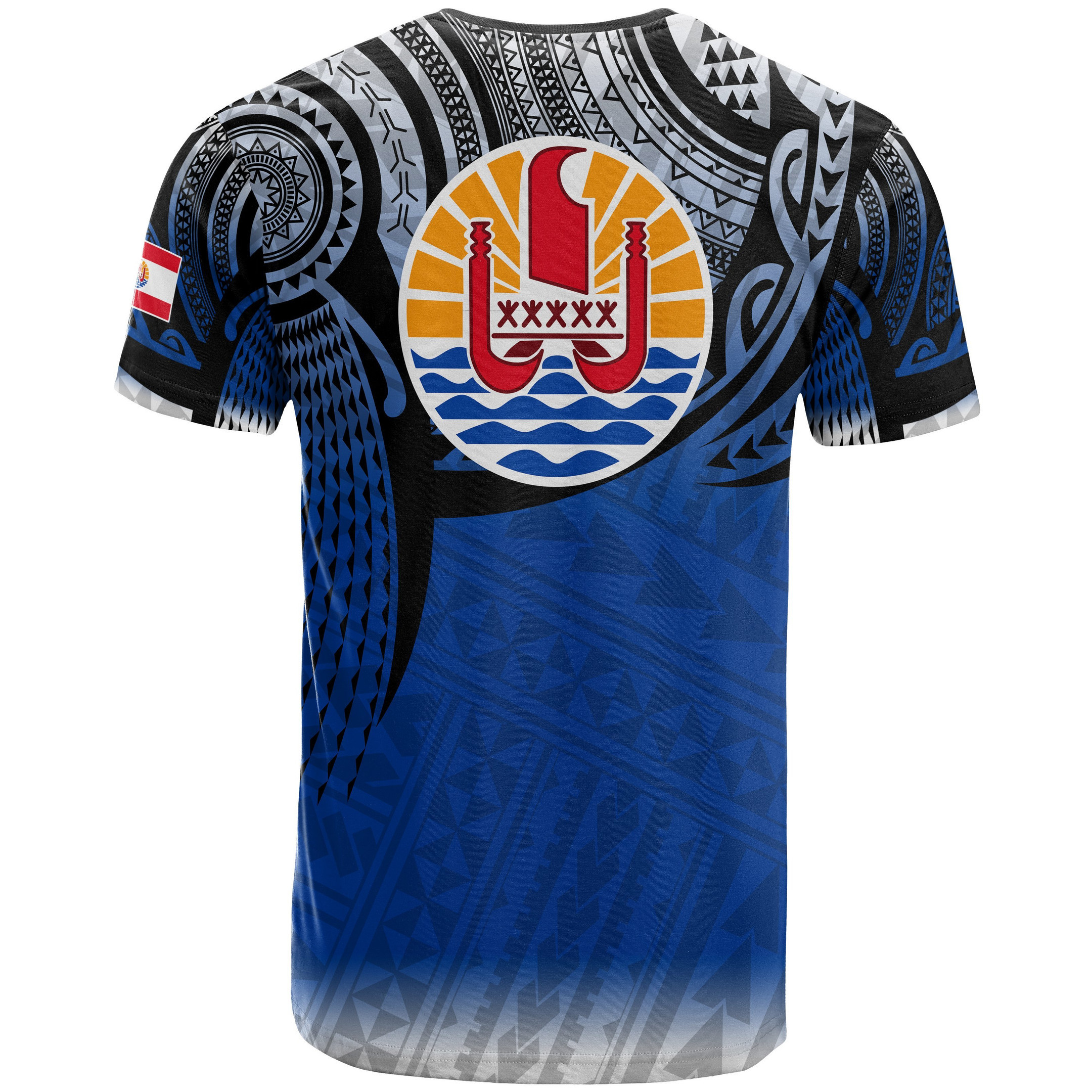 Tahiti Polynesian T-Shirt - Tattoo Pattern - BN12