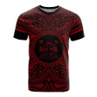 Fiji All T-Shirt - Fiji Coat Of Arms Polynesian Red Black Bn10