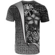 Tahiti Polynesian Custom Personalised T-Shirt White - Turtle with Hook