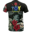 Cook islands Hibiscus T-Shirt A7 - 1st New Zealand