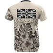 Niue T-Shirt The Beige Hibiscus A7