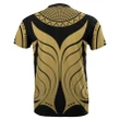 Yap Tribal Tattoo T-Shirt Gold TH4 - 1st New Zealand
