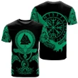 Viking Slain Warriors T-Shirt Green J1