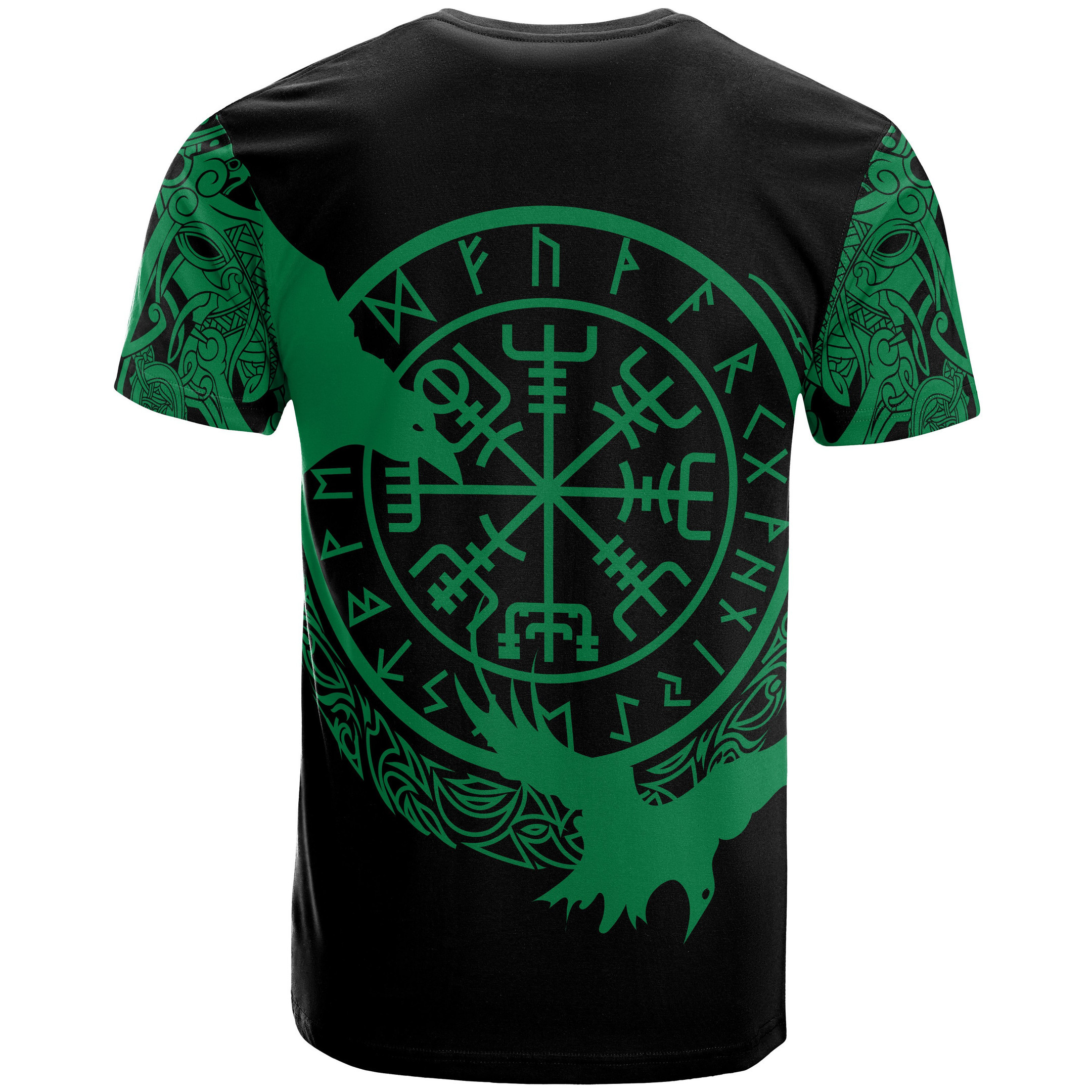Viking Slain Warriors T-Shirt Green J1