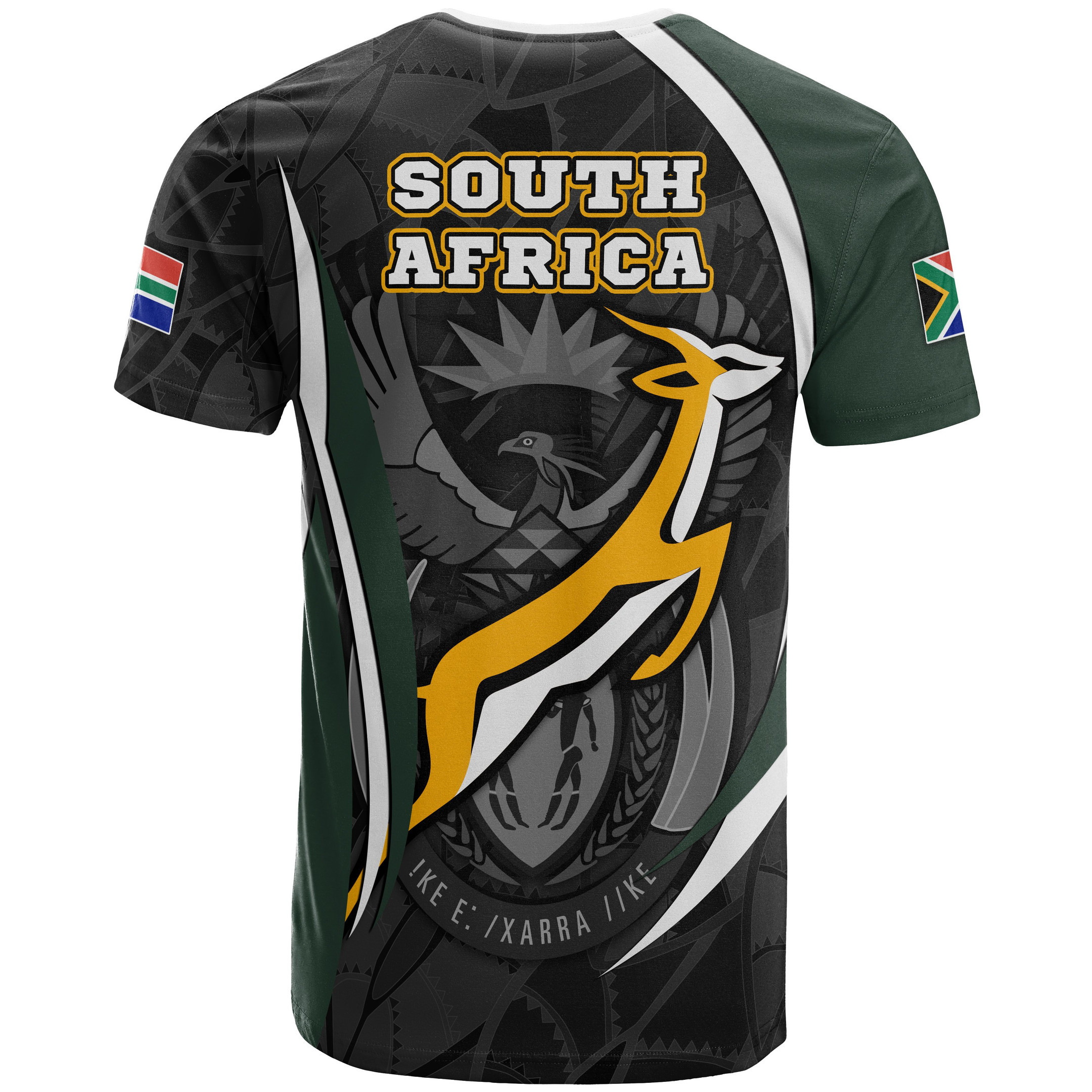 South Africa T-Shirt - South African Spirit (White)